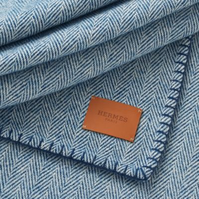 HERMES-PARIS 毛布・ブランケット C050 ハイブランドHermesブランケットファッション高品質 ふんわり